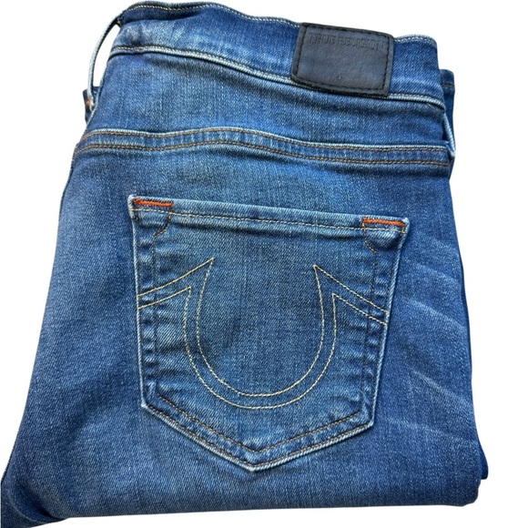 True Religion Women’s Jeans Becca 29 Midrise Bootcut Dark Wash - Picture 5 of 8